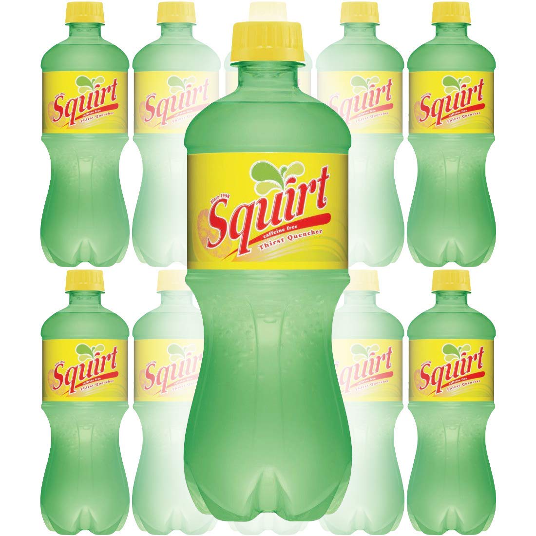 Squirt 20 oz Soda Bottles (Pack of 10, Total of 200 FL OZ)