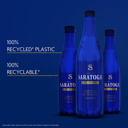 Saratoga Sparkling Spring Water Bottle