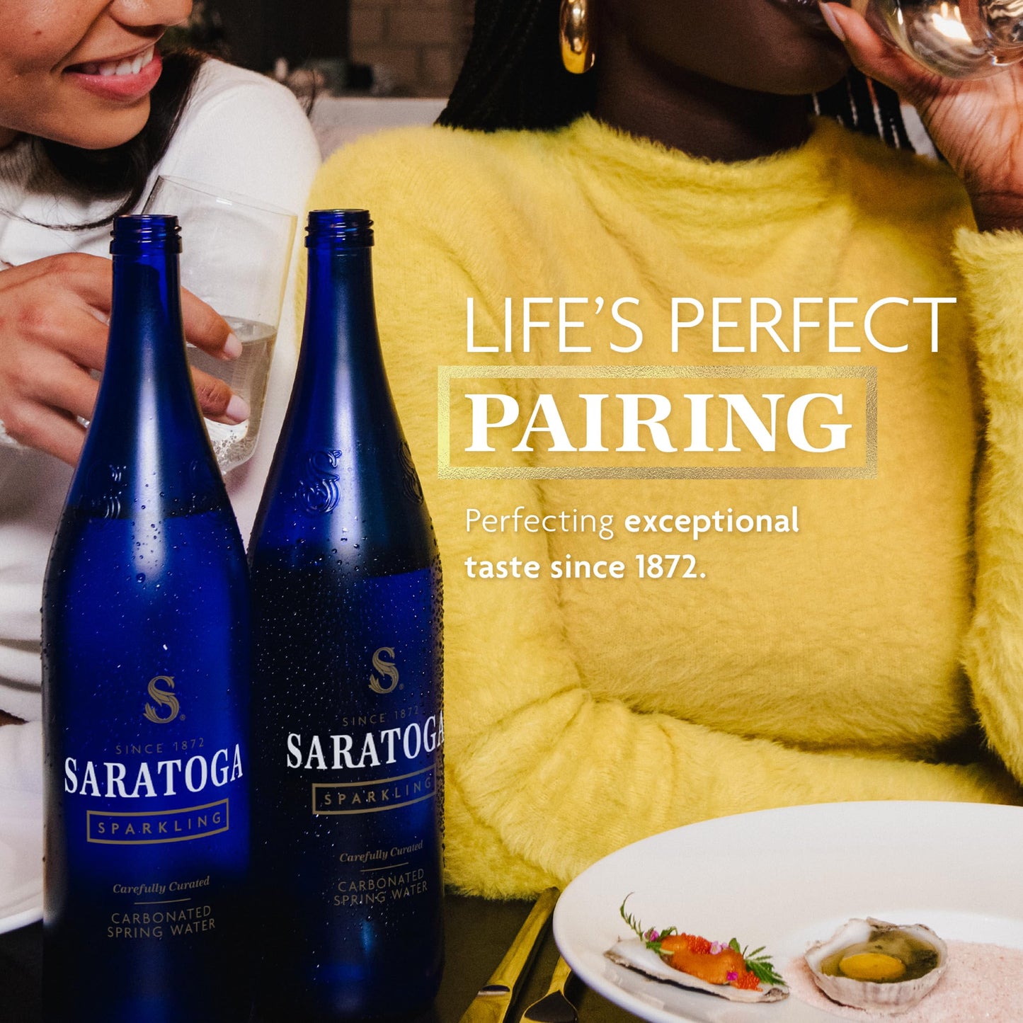 Saratoga Sparkling Spring Water Bottle
