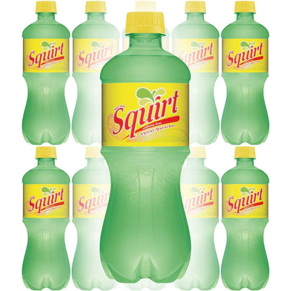 Squirt 20 oz Soda Bottles (Pack of 10, Total of 200 FL OZ)