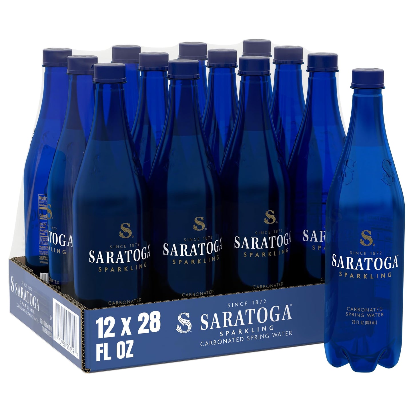 Saratoga Sparkling Spring Water Bottle