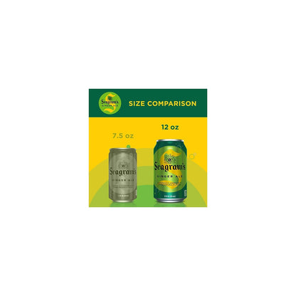 Seagram's Ginger Ale, 12 oz., 24/Carton